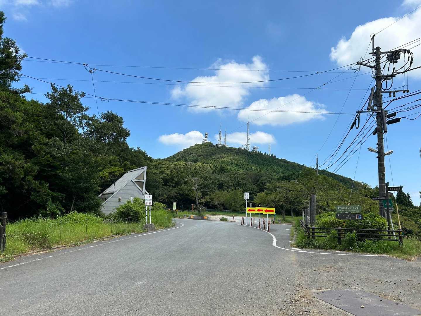 皿倉山 往復コースの写真