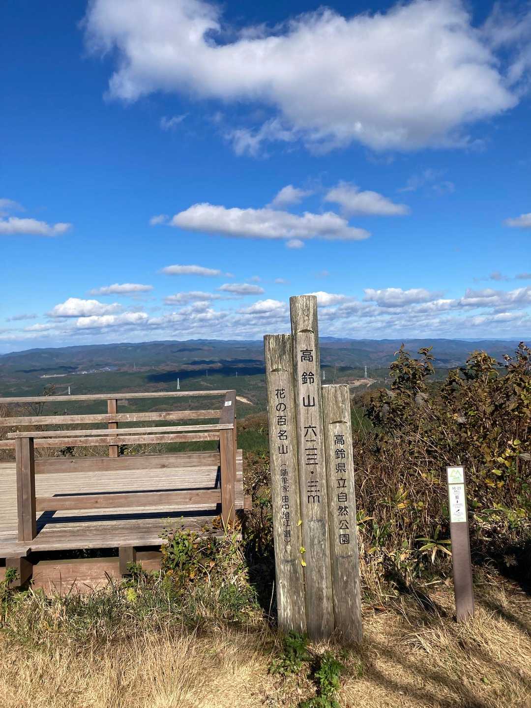 神峰山-御岩山-高鈴山 周回コースの写真