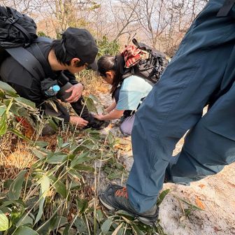 パパのチェーンスパイクを手伝う娘😂