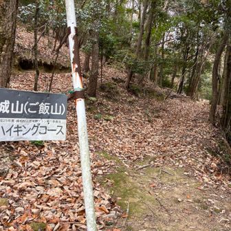 ご飯山までもうすぐ

城山（ご飯山）とは？
ご飯山はサブネームか⁉︎