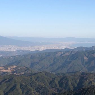 晴海展望台より（右側に駿河湾）