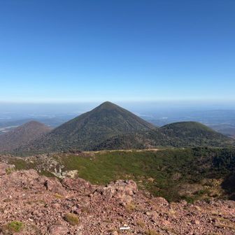 いいね、右から小岳、髙田大岳、雛岳