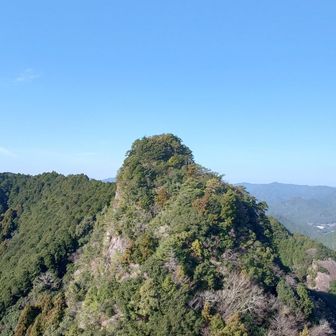 嶽ノ森山(雌岳)登頂⛰️
見えているのは雄岳です