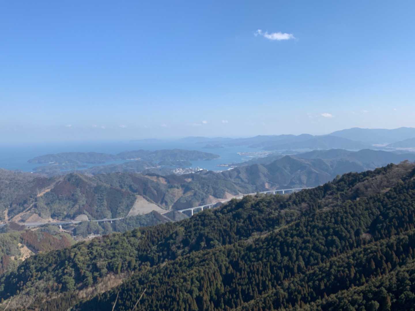 尺間山 往復コースの写真