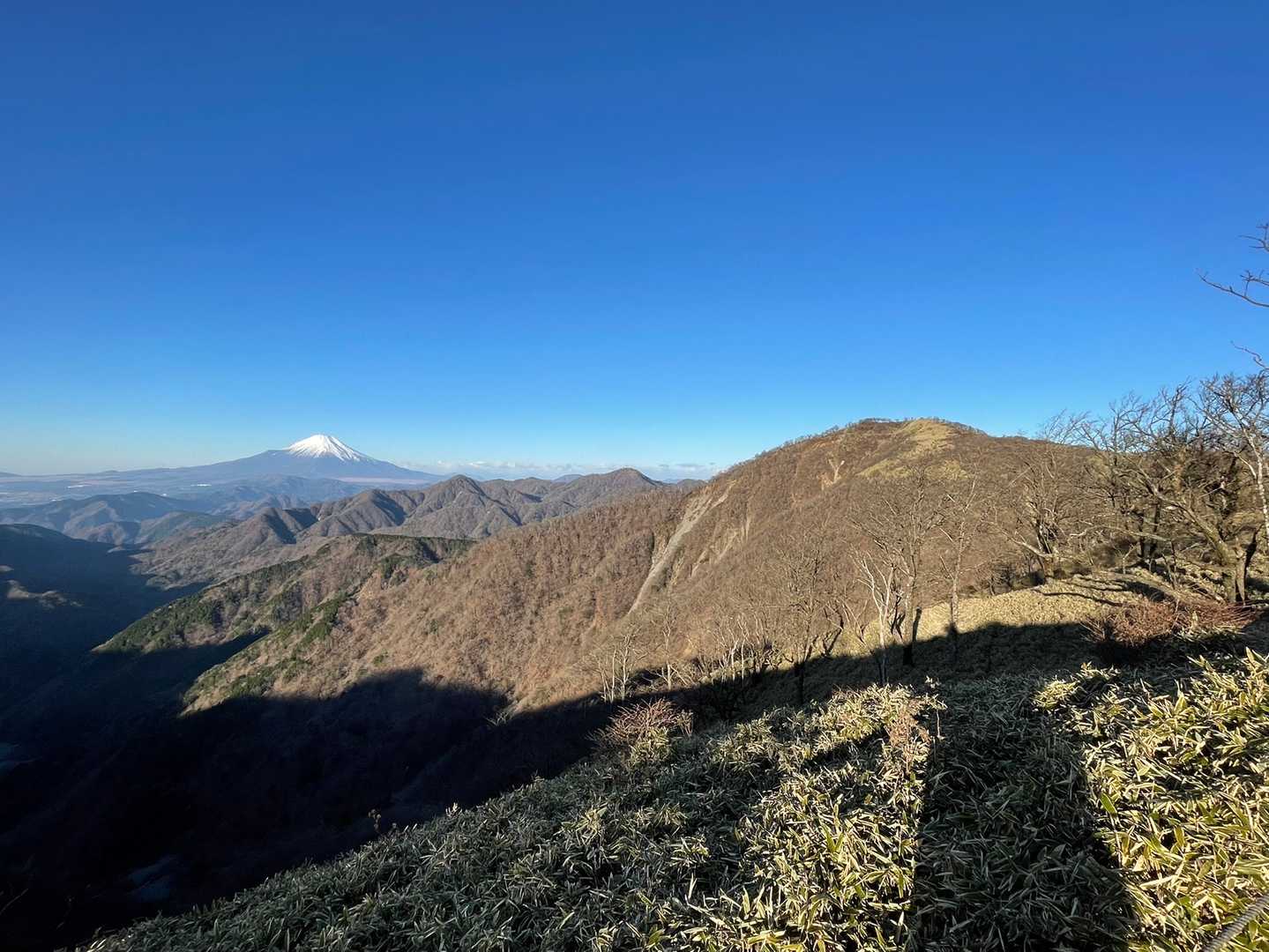 蛭ヶ岳方面には今日は行かない…神奈川県最高峰の山は次回に取っておく