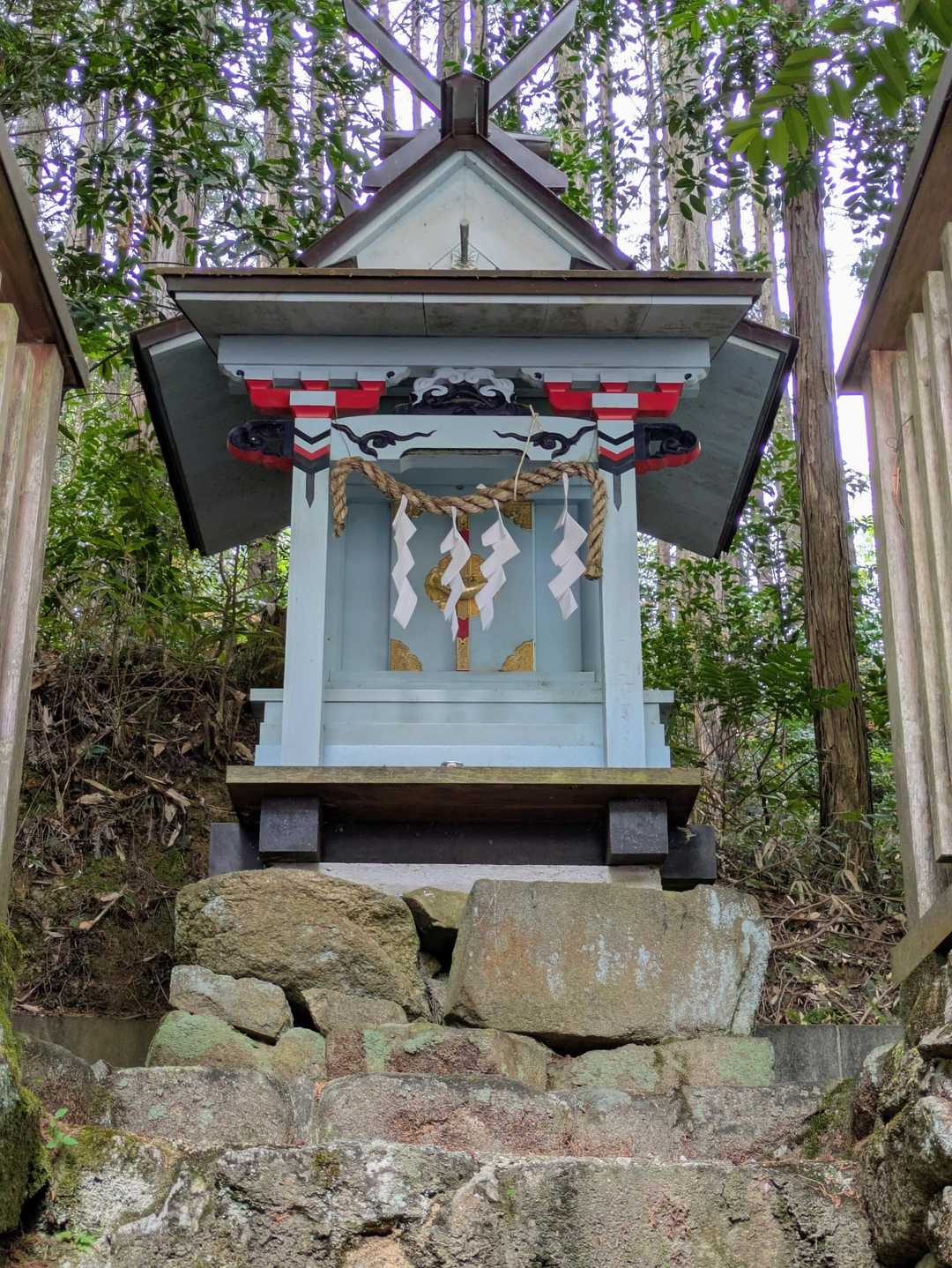 大和朝倉駅-白山登り口-白山-巻向山-高山神社-初瀬山-初 縦走コースの写真