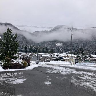 結構雪解けしたね