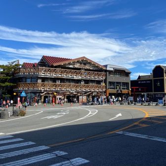 スバルライン口はにぎやか