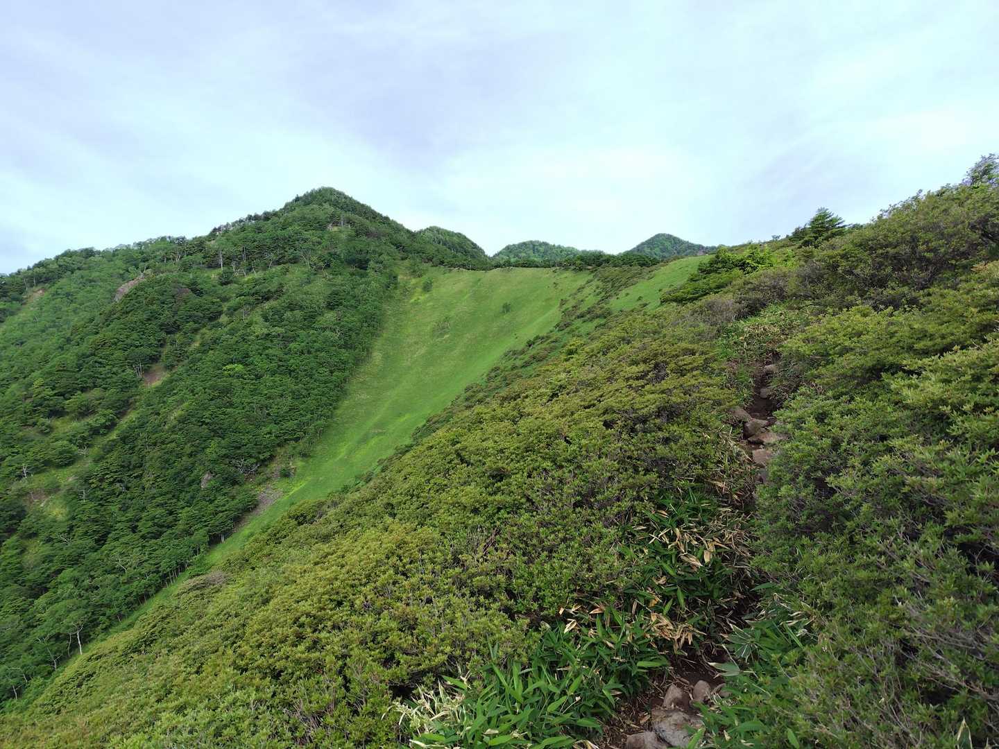 霧降高原レストハウス-小丸山-赤薙山-赤薙奥社跡-一里ヶ曽 往復コースの写真