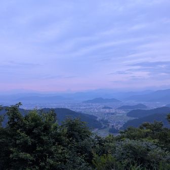 第2展望台付近で空　真っ赤っ赤♦️
だったのに、大鬼に着いた頃には
もうこれ😅写真撮りそびれた