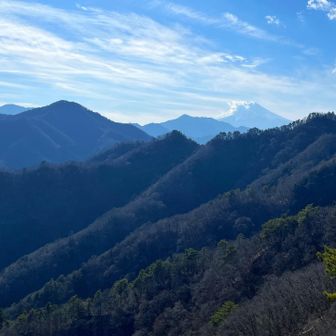 御前山からの富士山
猿橋駅へ下山します