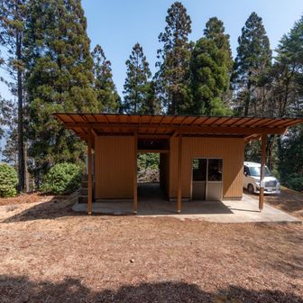 造林小屋
ここまで車で来れるのは知らなかったです