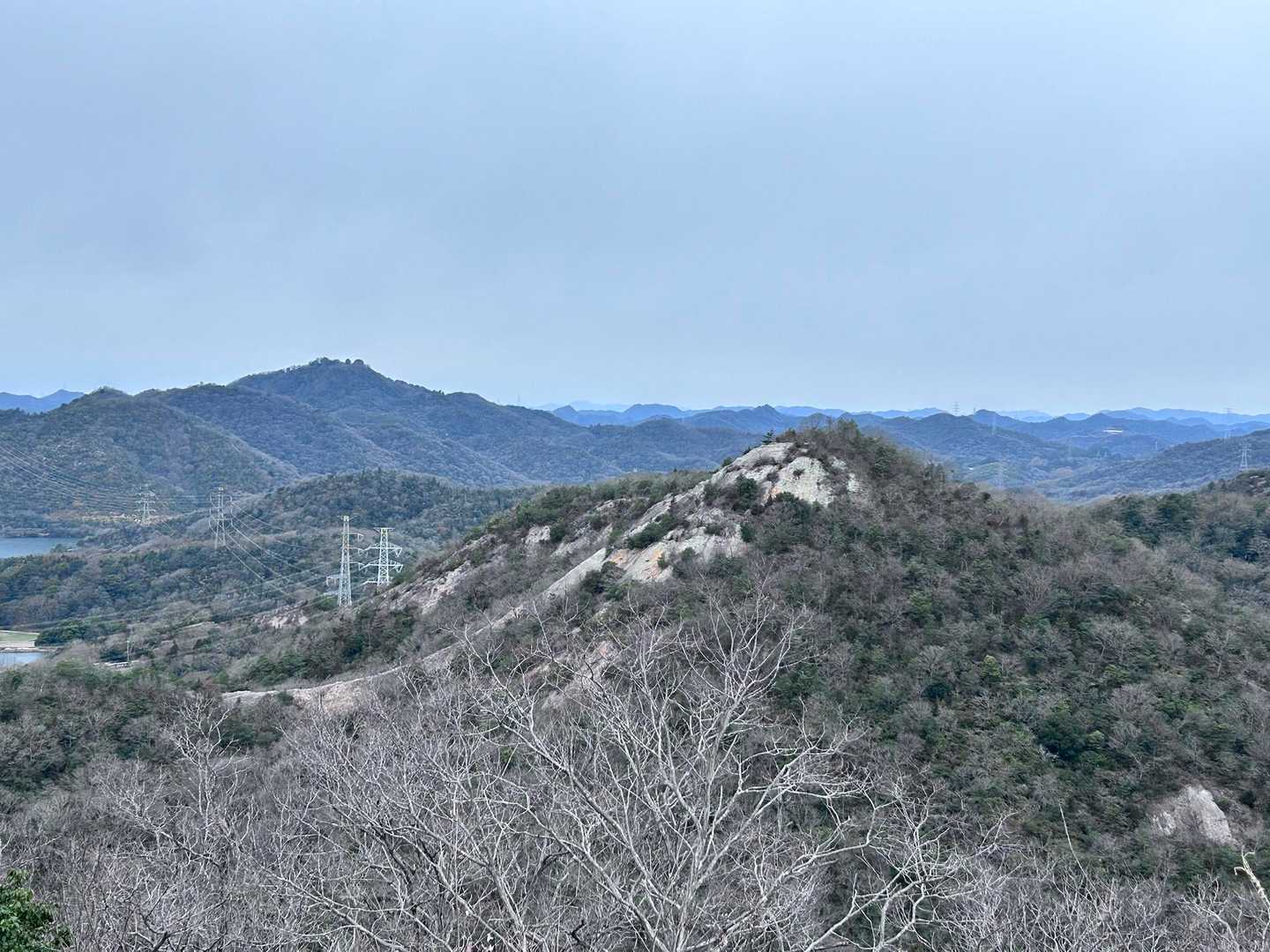 紅山は登らへん。お天気のせいか、あんまり紅くないような気がする🤔
