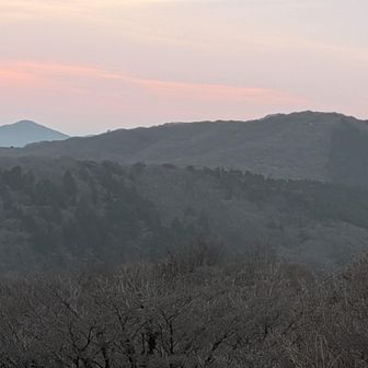 背振山系 金山　井原山 山並み
見える🙆