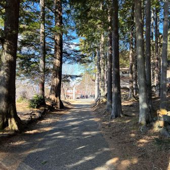 まもなく目的地の三峯神社