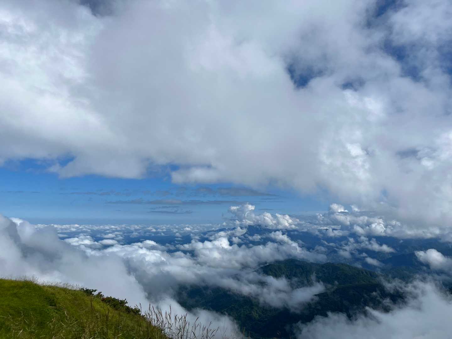 雲がモックモク☁️