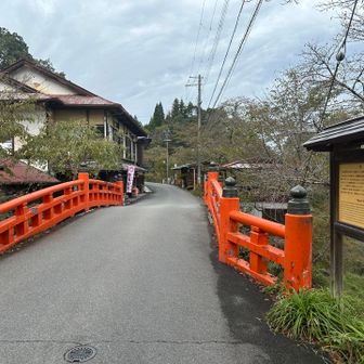 橋まで戻って来ました