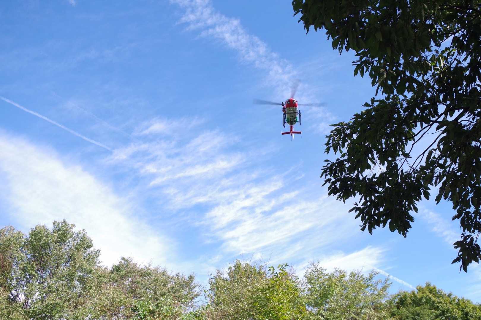 今日のハイライト🔆
飛んでいたヘリ🚁