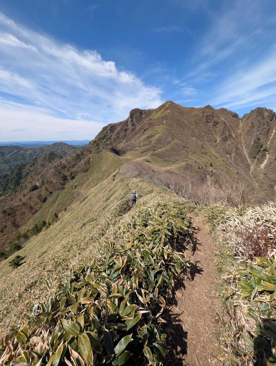 旧寒風山トンネル南口-桑瀬峠-伊予富士-東黒森-自念子ノ頭 往復コースの写真