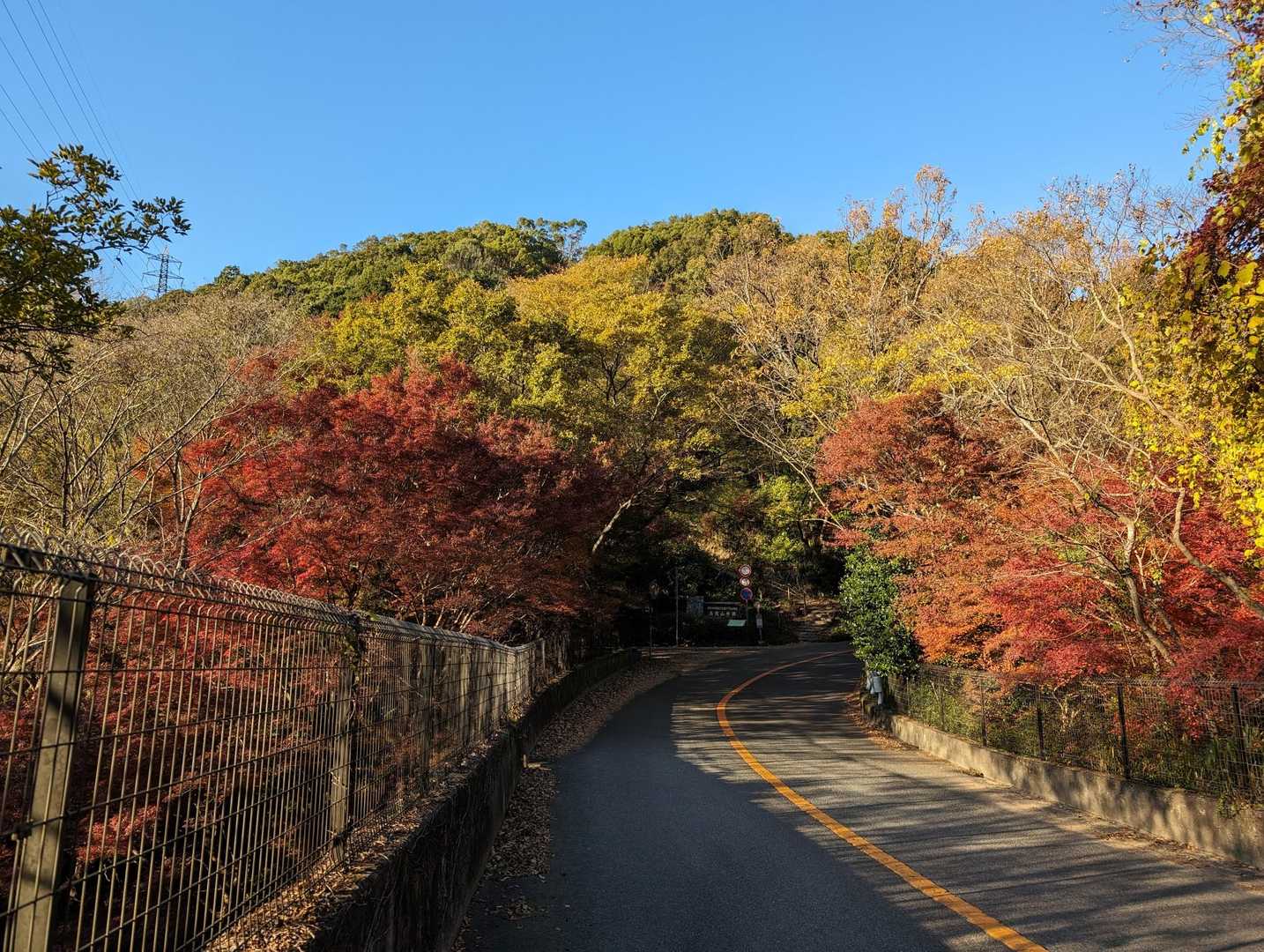 新神戸駅-滝山城跡登山口-城山-市章山-錨山・市章山登山口 縦走コースの写真