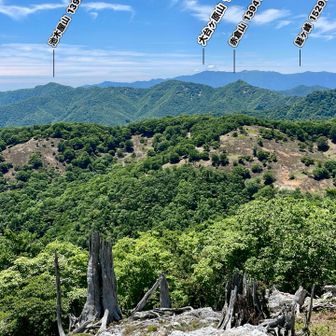 池木屋山と奥に大台ケ原
池木山から大台ケ原まで縦走してみたい！