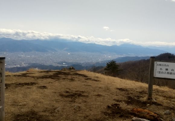 小楢山・妙見山・乙女高原の登山ルート・コースタイム付き無料登山地図
