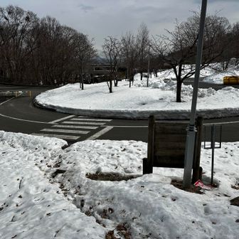 山道を脱出。
靴はベチョベチョ…😭