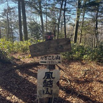 久々の風越山山頂