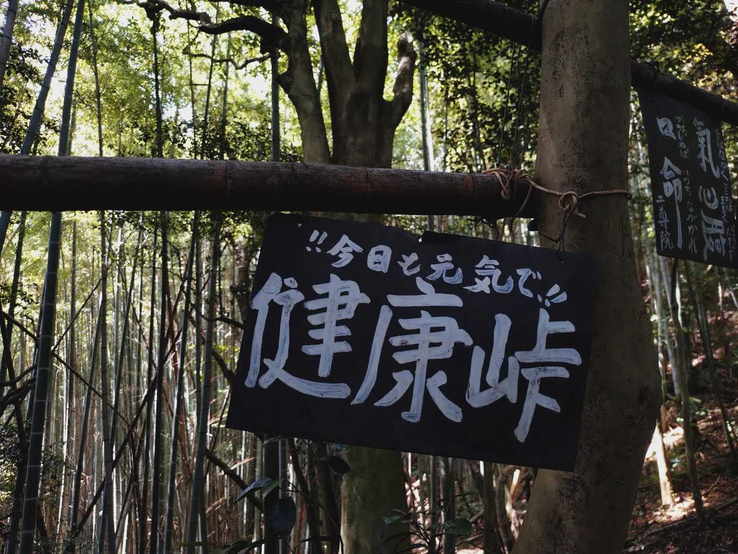 山中に現れたプレート😙