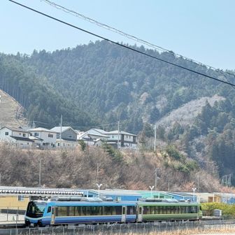 石巻線、仙台方面へ進みました🚃
後ろはスタートの大森山💖
👏ゴールし車で奥清水渓流の森へ🌳