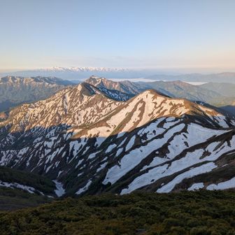 残雪の朝日連峰 / リーヤンの登山データ | YAMAP / ヤマップ