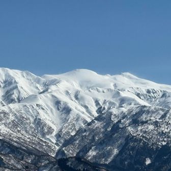 取立山 近くに白山♻️