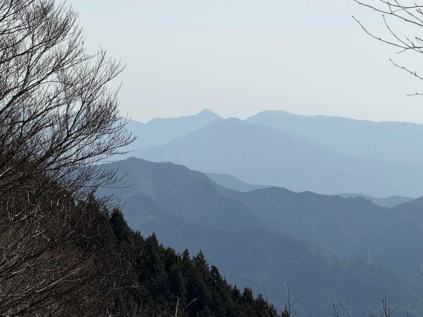 黒法師岳が見える☺️✨