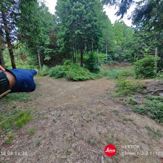 間違えやすい。登山道は左手に進む、右に１ｋｍ位行くと突き当りで、崖をよじ登る事になるよ。🤣