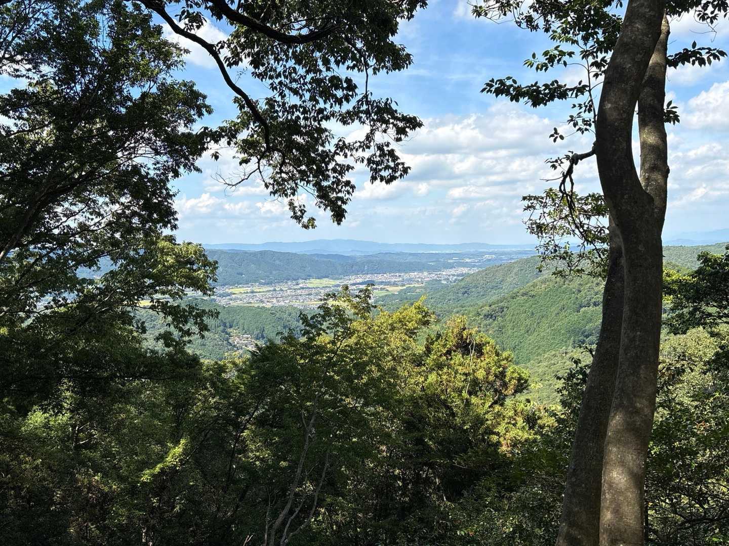 長坂山入山口-長坂山-赤目滝バス停 縦走コースの写真