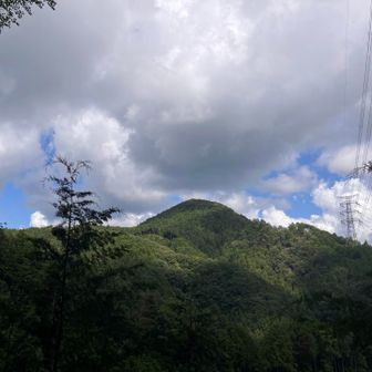 地図によるとあれは麻生山。破線ルートしかないので巻いていく。まあ行く気はそもそも無いけど