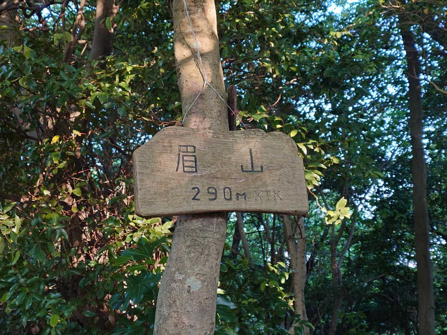 眉山 往復コースの写真