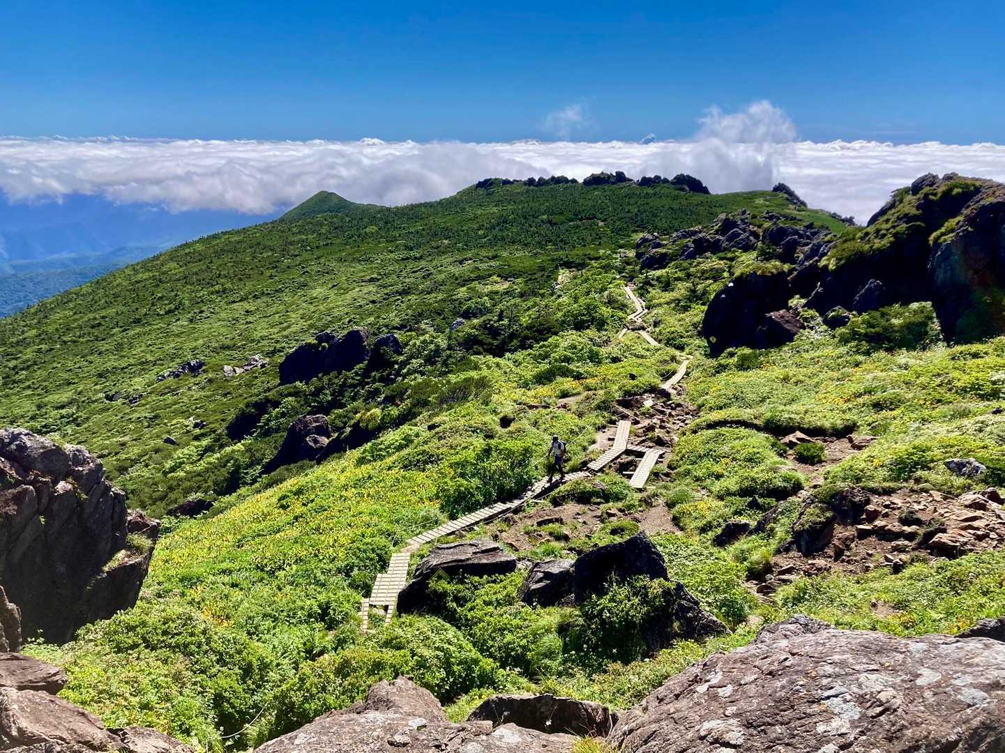 小田越-早池峰山-早池峰剣ヶ峰 往復コースの写真
