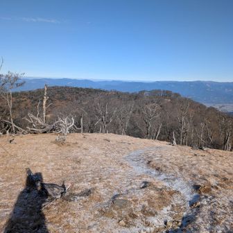 景色堪能しました
下山します