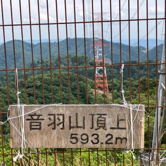 千頭岳方面、かすんではいるものの、奈良県の山並みもくっきりと見えます✨
山頂プレートも無事でよかったぁ😊