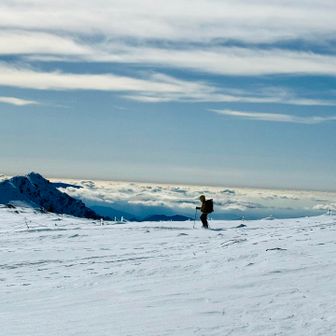 雲海と人　　いい感じ