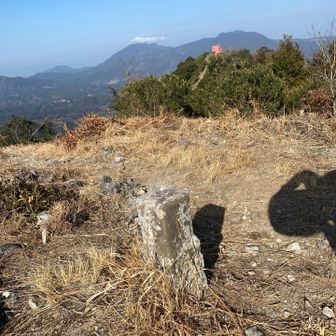 鬼ノ鼻山、山頂標識なし。👹