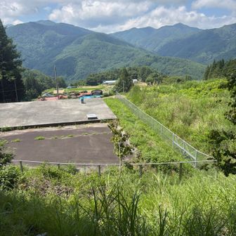 集落が見えて一安心、おつかれ山でした♪