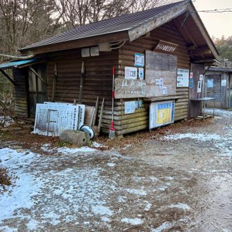 無事駐車場🅿️着
雪が溶けたら是非原生林散策路やきららの森方面もゆっくり歩きたい🦯