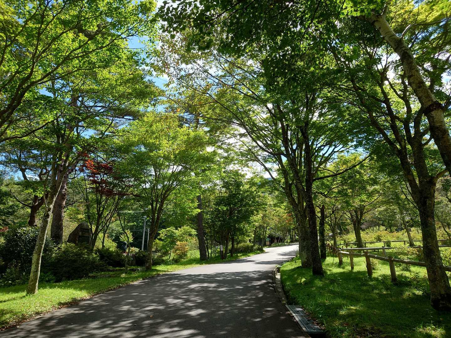 治部坂高原スキー場の駐車場からスタート！
…この後ポールを車に忘れて引き返す😅