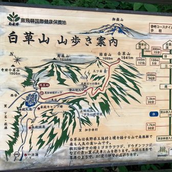 4、黒谷林道入口にある案内図