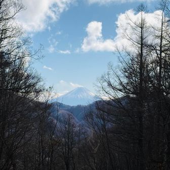 帰りの富士見平小屋のビュースポットより