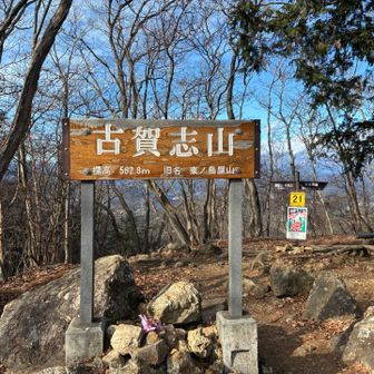 山頂は写真だけ撮って、今回はスルー