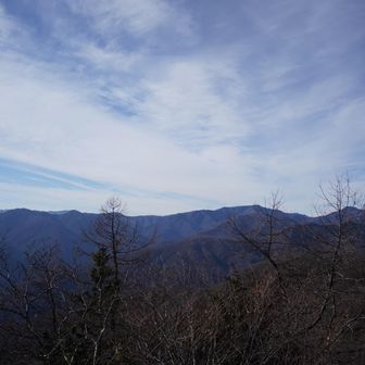 雲取山と芋の木ドッケ方面