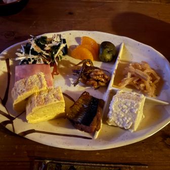 高天原山荘の朝食